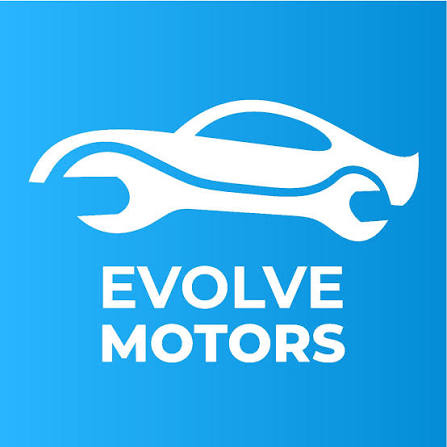 Evolve Motors Ltd — car and wrench logo
